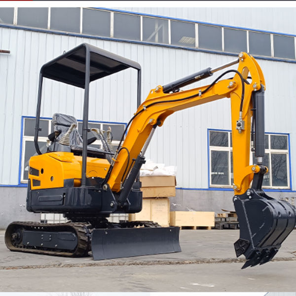 TK-22 Efficient Mini Excavator - Small Digger with Hydraulic Joystick Control