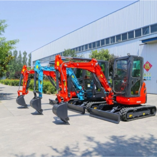 TK-22 Efficient Mini Excavator - Small Digger with Hydraulic Joystick Control